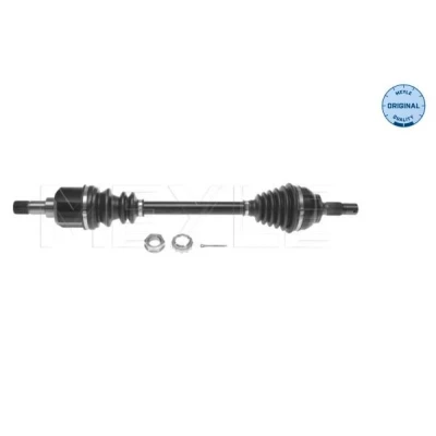 Imagem de MEYLE 11 14 498 0063 Veio de transmissão Eixo dianteiro, lado esquerdo 638mm 26,5mm PEUGEOT: 207 CC, 2008 Carrinha, 208 I Hatchback