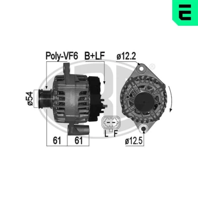 Imagem de ERA 209138A Alternador 14V 120A OPEL: Insignia A Sports Tourer, Astra J Sedan