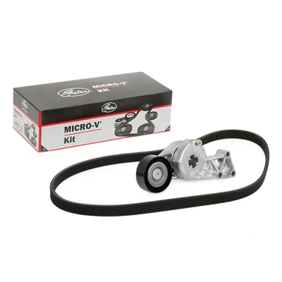 Imagem de GATES K046DPK1195 Jogo de correias trapezoidais estriadas ThermalPro VOLKSWAGEN: Golf 4, Bora Sedan, Sharan I, SEAT: Ibiza 2, Leon I Hatchback