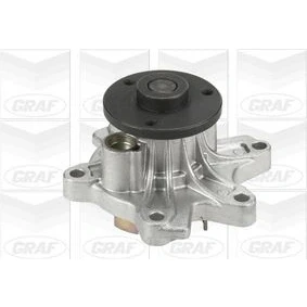 Imagem de GRAF PA864 Bomba de água com junta mecânico Chapa aço para accionamento da correia trapezoidal estriada TOYOTA: Yaris I Hatchback, Auris Hatchback