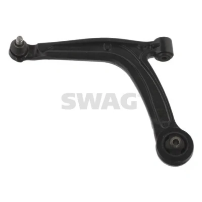 Imagem de SWAG 70 93 4759 Braço de suspensão com chumaceira Eixo dianteiro, lado esquerdo, em baixo transversal Aço fundido FIAT: 500 Hatchback