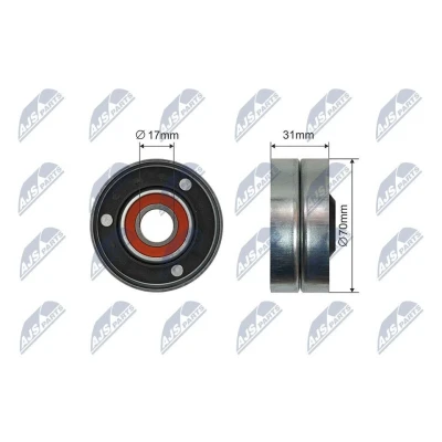 Imagem de NTY RNK LR 015 Polia Tensora LAND ROVER: Discovery 4, Range Rover Sport