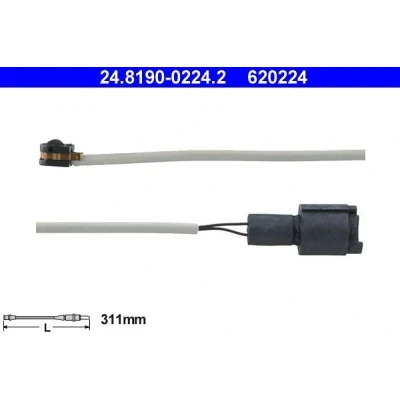 Imagem de ATE 24.8190 0224.2 Sensor de Desgaste Pastilha Freio BMW: 5 Touring, Sedan