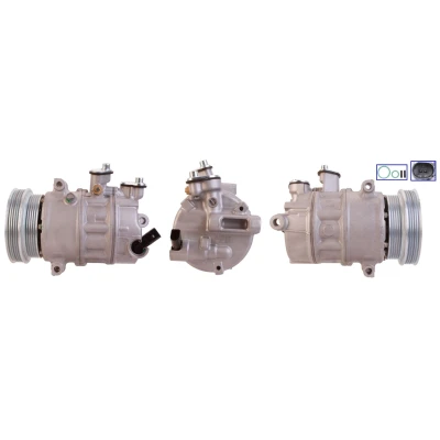Imagem de LUCAS ACP518 Compressor PAG 46 R 134a com juntas AUDI: A3 Sportback, TT Coupe, VOLKSWAGEN: New Beetle Cabrio, GOLF 6
