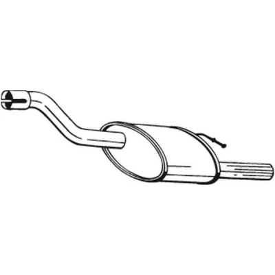Imagem de BOSAL 154 379 Panela de escape traseira