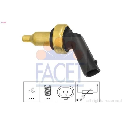Imagem de FACET 7.3390 Sensor da Temperatura do Líquido de Refrigeração MINI: Hatchback