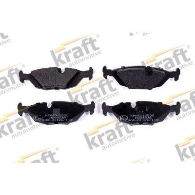 Imagem de KRAFT 6012550 Jogo de pastilhas para travão disco Eixo traseiro BMW: 3 Sedan, Cabrio, 7