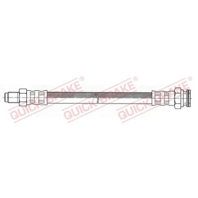 Imagem de QUICK BRAKE 32.034 Mangueira de Travão 265mm M10x1 com rosca interior, exterior FIAT: Panda I Hatchback, Ducato Van, 500 Hatchback