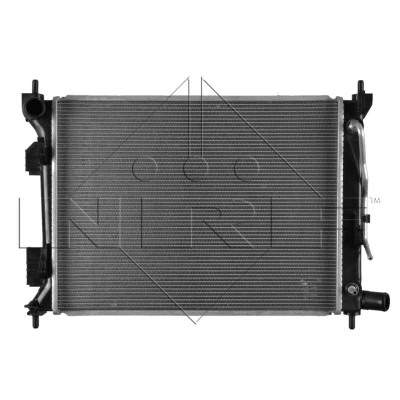 Imagem de NRF 58556 Radiador, arrefecimento do motor Alumínio 500 380 16 Aletas de refrigeração soldadas KIA: RIO 3