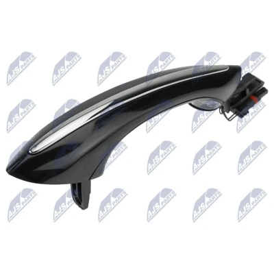 Imagem de NTY EZC BM 112A Puxadores de Porta à frente, lado direito, traseira direita preto BMW: 5 Touring, 6 Gran Coupe, 7