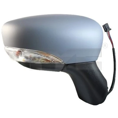Imagem de Espelho retrovisor Tyc 328 0193 à direita com subcapa para regulação eléctrica dos espelhos, convexo, aquecível, sensor de temeperatura