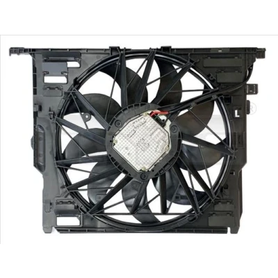 Imagem de TYC 803 0020 ventilador de radiador para veículos sem dispositivo reboque 494 850 com estrutura do (caixilho) BMW: 5 Touring