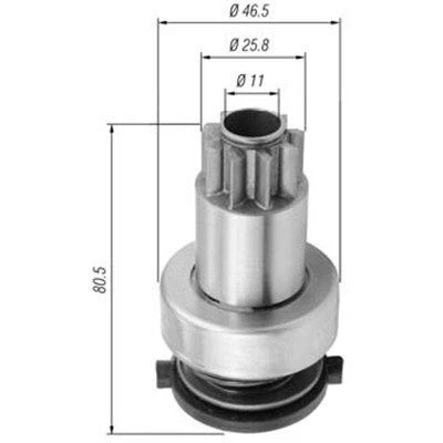 Imagem de MAGNETI MARELLI 940113020434 Pinhão, motor de arranque