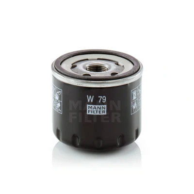 Imagem de MANN FILTER W 79 Filtro de óleo M 20 X 1.5 com uma válvula retenção aparafusado RENAULT: MEGANE 1, Kangoo II Express, Twingo 3
