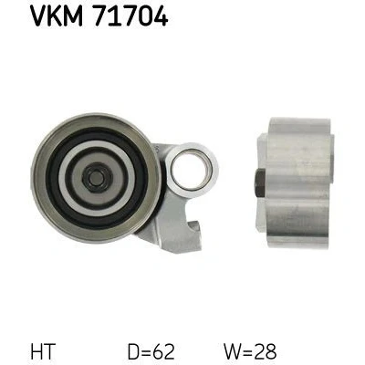 Imagem de SKF VKM 71704 Rolo tensor, correia dentada TOYOTA: Land Cruiser 100, Prado 90