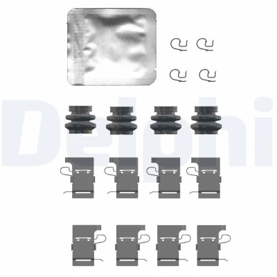 Imagem de DELPHI LX0732 Kit de acessórios, pastilhas travão