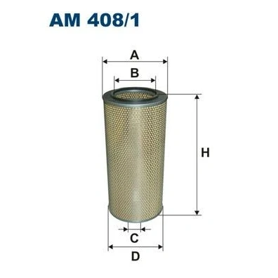 Imagem de FILTRON AM 408/1 Filtro de ar 579 271 Cartucho filtrante VOLVO: F 12