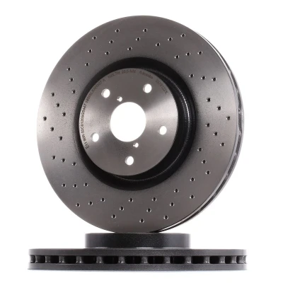 Imagem de BREMBO XTRA LINE 09.7812.2X Disco de travão 326 30 5 perfurado/ventilado revestido alto carbono SUBARU: Impreza II Sedan, III Hatchback