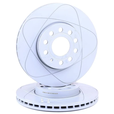 Imagem de ATE PowerDisc 24.0325 0145.1 Disco de travão 288,0 25,0 5 112,0 ventilado revestido alto carbono com parafusos VOLKSWAGEN: Golf VIII Hatchback