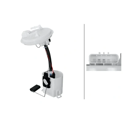 Imagem de HELLA 8TF 358 306 931 Unidade de alimentação combustível com junta, sensor nível elétrico Gasolina OPEL: Meriva A