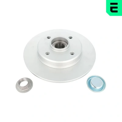 Imagem de OPTIMAL 602883BS1 Disco de travão Eixo traseiro 249 9 4/4 108 cheio revestido com o rolamento da roda integrado, sensor do ABS integrado