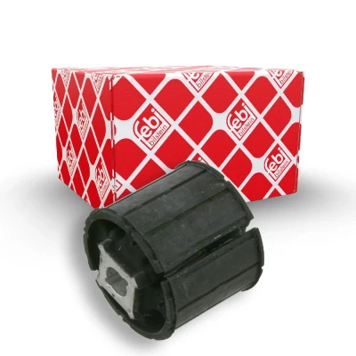 Imagem de FEBI BILSTEIN 26440 Bucha de Eixo traseiro esquerdo, à frente, centro, direito Borracha, Alumínio BMW: 5 Sedan