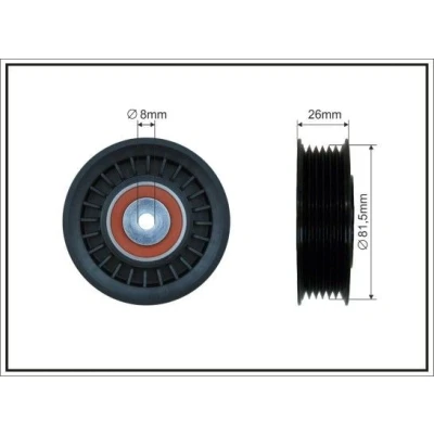 Imagem de CAFFARO 276 22 Polia Tensora VOLKSWAGEN: LT 28 46 2 Kasten