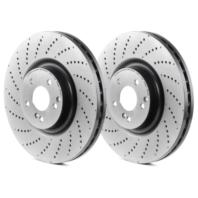 Imagem de BREMBO 09.B769.51 Disco de travão 360 36 5 perfurado/ventilado revestido alto carbono com parafusos MERCEDES BENZ: Classe C T modell, E Sedan