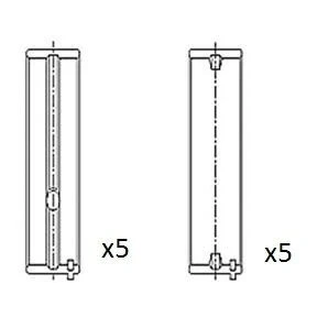 Imagem de FAI AutoParts BM1034 025 Chumaceira da cambota VOLKSWAGEN: Golf 7, 4, Transporter 5 Bus, SEAT: Ibiza 3, Leon III ST, AUDI: A6 C6 Sedan