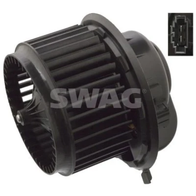 Imagem de SWAG 30 10 6363 Ventilador do Habitáculo para veículos de volante à esquerda/direita com motor elétrico VOLKSWAGEN: Touareg I, Transporter 5 Bus