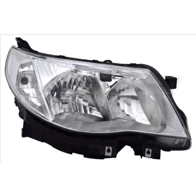 Imagem de TYC 20 17254 05 9 Farol Principal esquerda H7/HB3 para circulação pela direita com motor elétrico, porta lâmpadas