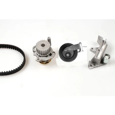 Imagem de HEPU PK05474 Bomba de Água + Kit Correia Distribuição com amortecedor tensor, rolo tensor 150 AUDI: A3 Hatchback, A4 B5 Avant, A6 C5 Avant