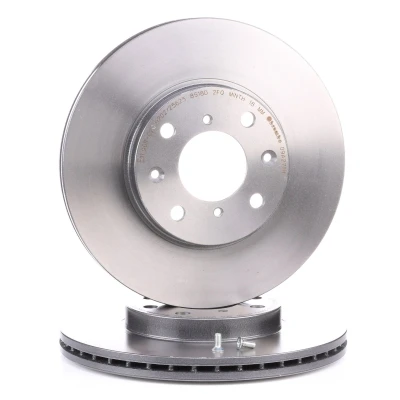 Imagem de Disco de travão BREMBO 09A27111 frente/ventilado/1 peça
