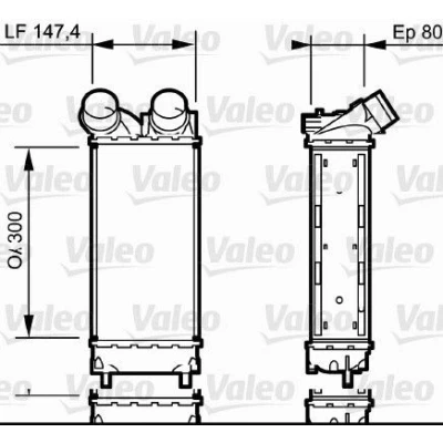 Imagem de VALEO 818837 Intercooler Alumínio PEUGEOT: 308 I SW