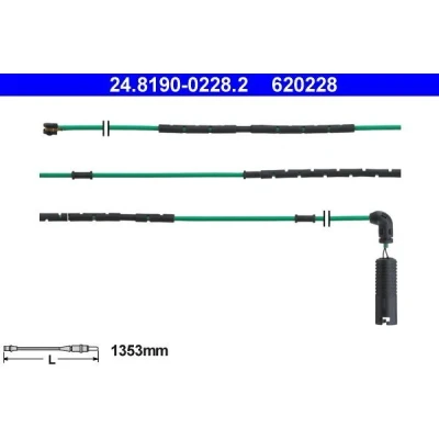 Imagem de ATE 24.8190 0228.2 Sensor de Desgaste Pastilha Freio BMW: 3 Coupe, Cabrio
