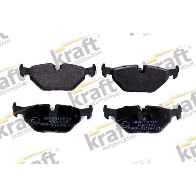 Imagem de KRAFT 6012530 Jogo de pastilhas para travão disco Eixo traseiro BMW: 3 Sedan, Cabrio, Coupe