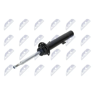Imagem de NTY A BM 035 Amortecedor Eixo dianteiro, lado esquerdo Pressão do gás com assento de mola cavilha em cima BMW: 1 Hatchback, Hatchback