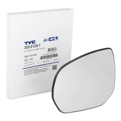 Imagem de TYC 305 0124 1 Vidro Espelho esquerda PEUGEOT: 3008 I, 5008 CITROËN: C4 I Grand Picasso, C3 Picasso