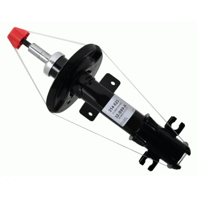 Imagem de SACHS 314 623 Amortecedor Pressão do gás Tubo duplo com assento de mola cavilha em cima FIAT: BRAVO 2, LANCIA: DELTA 3