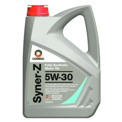 Imagem de Comma Syner Z 5W 30 4l Óleo do motor SYZ4L VOLKSWAGEN: Golf 4, 5, Polo IV Hatchback, BMW: 3 Sedan, Touring, 5 Sedan