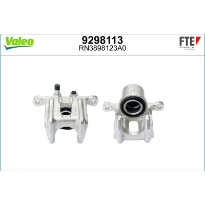 Imagem de FTE 9298113 Pinça de travão cinzento Ferro fundido Eixo traseiro esquerdo sem suporte HONDA: ACCORD 8 Kombi, CR V 2