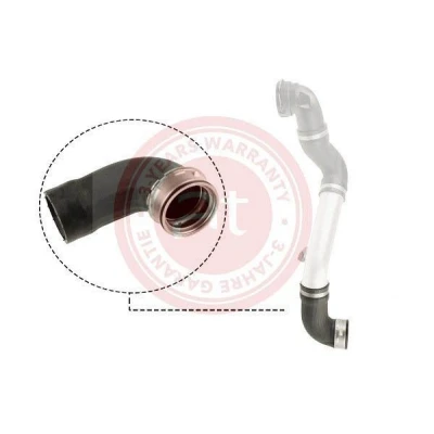 Imagem de at autoteile germany at21185 Mangueira para o Turbocompressor com grampos tubos BMW: X3
