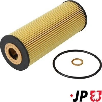Imagem de JP GROUP 1118500100 Filtro de óleo Cartucho filtrante MERCEDES BENZ: Classe C Sedan, Coupe, E VOLKSWAGEN: LT 28 46 2 Kasten