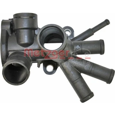 Imagem de METZGER 4010013 Flange Plástico Termóstato com junta sem sensor VOLKSWAGEN: GOLF 2, Polo II Coupe, Jetta SEAT: Ibiza 2