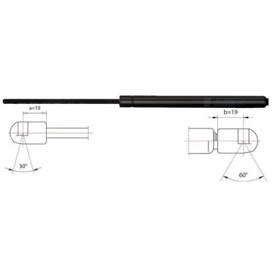 Imagem de METZGER 2110492 Amortecedor da mala 595 581 para veículos com óculo traseiro fixo traseira esquerda, direita CITROËN: C4 I Grand Picasso