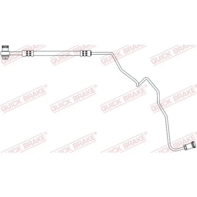 Imagem de QUICK BRAKE 96.019X Mangueira de Travão 670mm M10x1 com rosca exterior SEAT: Ibiza 4 ST