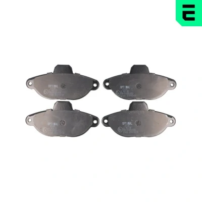 Imagem de OPTIMAL Jogo de pastilhas para travão disco Eixo dianteiro excl. contacto aviso desgaste BP 10180 FIAT: 500 Hatchback, Punto II Hatchback
