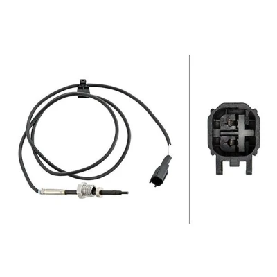Imagem de HELLA 6PT 358 181 781 Sensor com ganchos de fixação no cabo