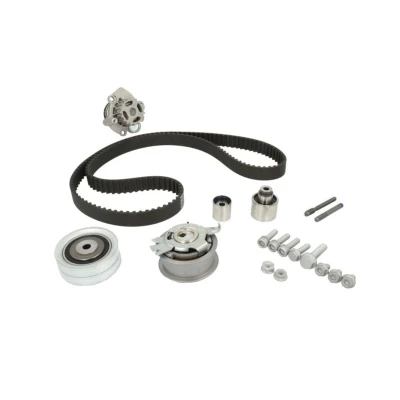 Imagem de HEPU PK06621 Bomba de Água + Kit Correia Distribuição com parafusos da árvore cames 160 VOLKSWAGEN: Polo V Hatchback, GOLF 6