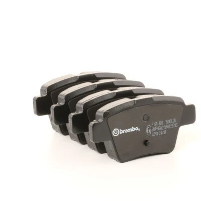 Imagem de BREMBO P 61 100 Jogo de pastilhas para travão disco excl. contacto aviso desgaste com parafusos pinça sem acessórios
